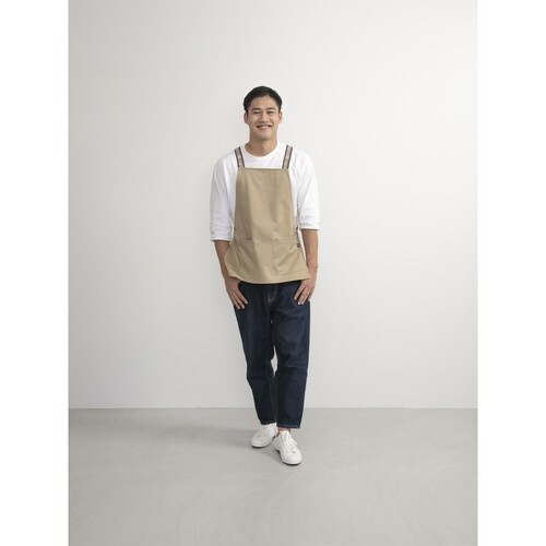 エプロン ちょいエプ2 無地 ベージュ