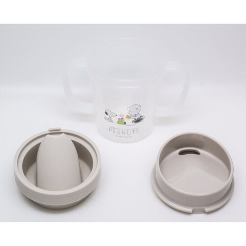 トレーニングコップ スヌーピー 150ml 持ち手
