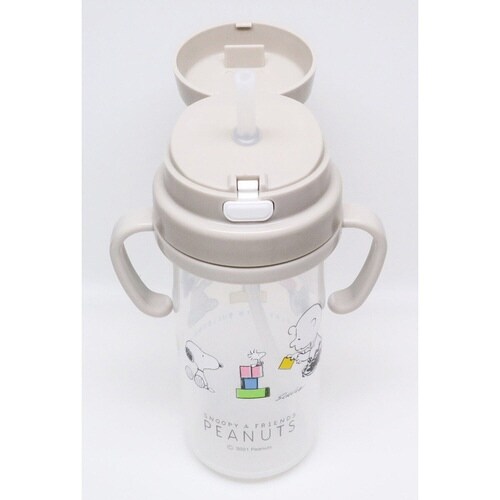 水筒 ベビー スヌーピー 370ml 持ち手