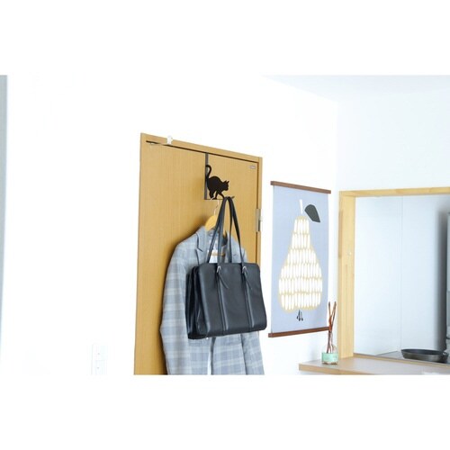 ドアフック キャットドアフック うずうず クロ