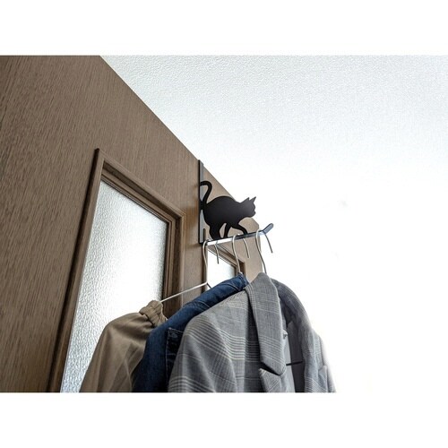 ドアフック キャットドアフック うずうず クロ