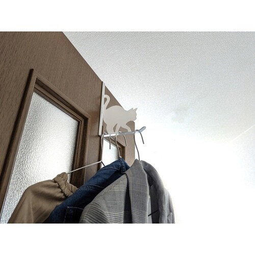 ドアフック キャットドアフック うずうず シロ