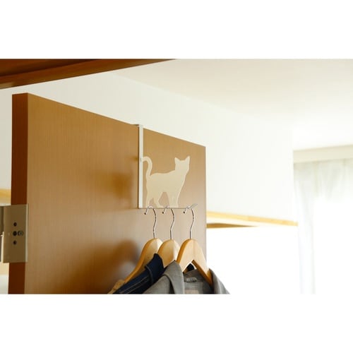 ドアフック キャットドアフック おさんぽ シロ