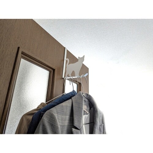 ドアフック キャットドアフック おさんぽ シロ