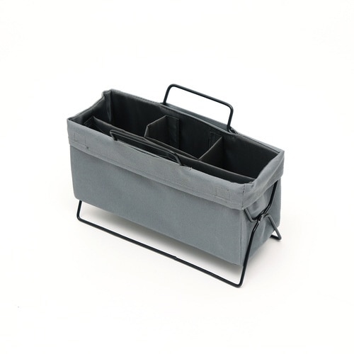 卓上収納 卓上マルチラック 折りたたみ グレー