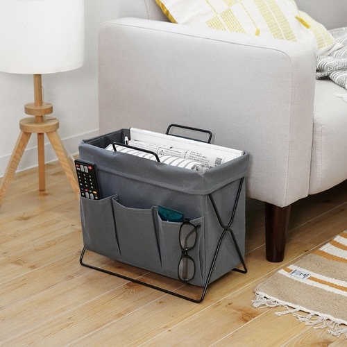 荷物置き リビングラック 折りたたみ グレー