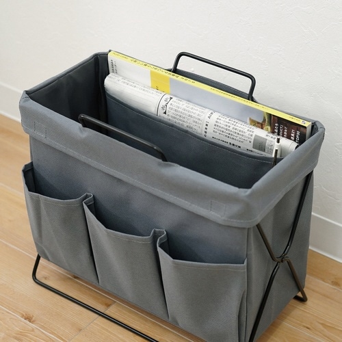 荷物置き リビングラック 折りたたみ グレー