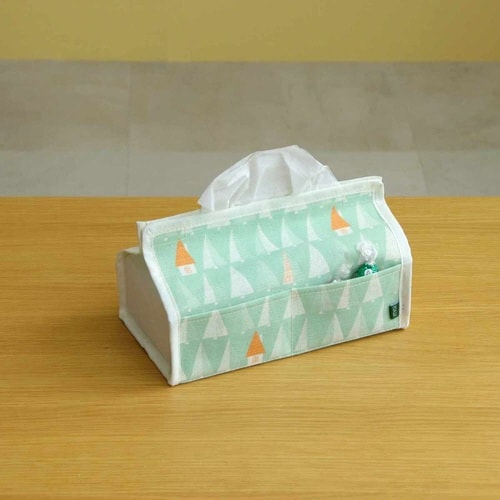ティッシュケース moinoモイノ グリーン