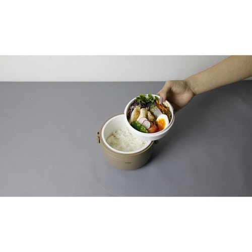 保温弁当箱 850ml holms ベージュ