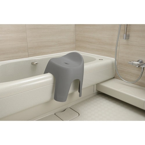 風呂椅子 高さ30cm ハユール 日本製 グレー