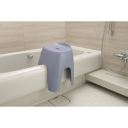 バスチェア 高さ40cm ハユール 日本製 ブルー