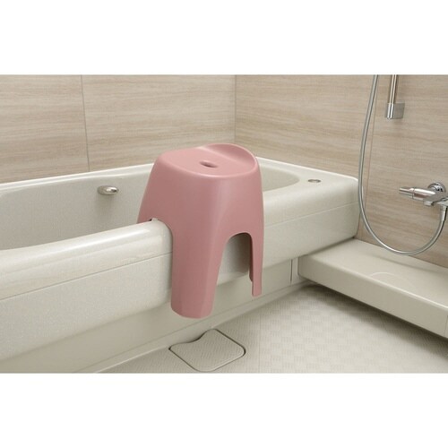 バスチェア 高さ40cm ハユール 日本製 ピンク
