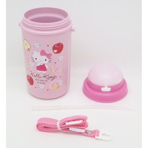 水筒 ストロー付水筒 ハローキティフルーツ