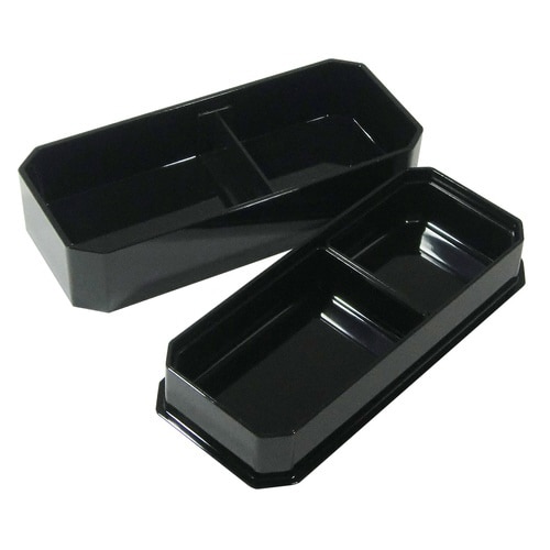 お弁当箱 2段 松花堂弁当箱 スヌーピーBlack