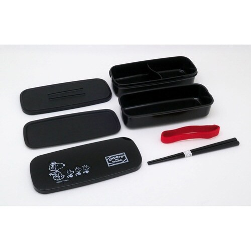 お弁当箱 2段 スヌーピーBlack 640ml
