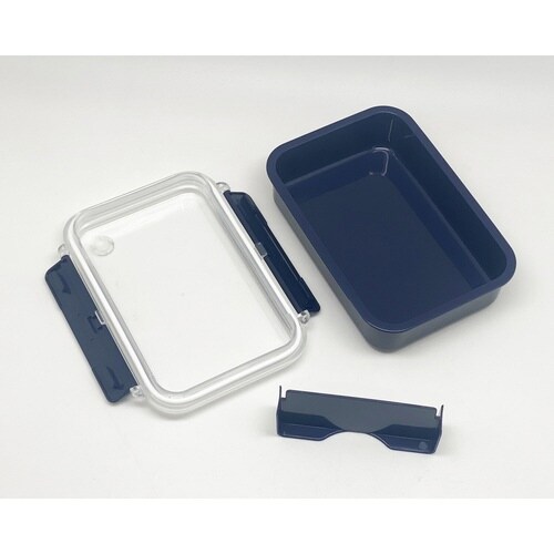 お弁当箱 1段 まるごと冷凍弁当 ネイビー