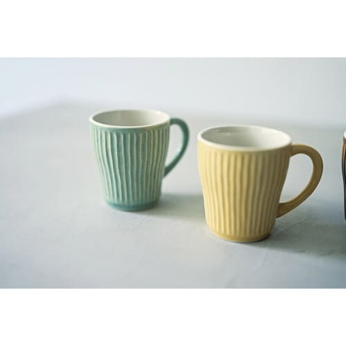 マグカップ 330ml Ripple イエロー