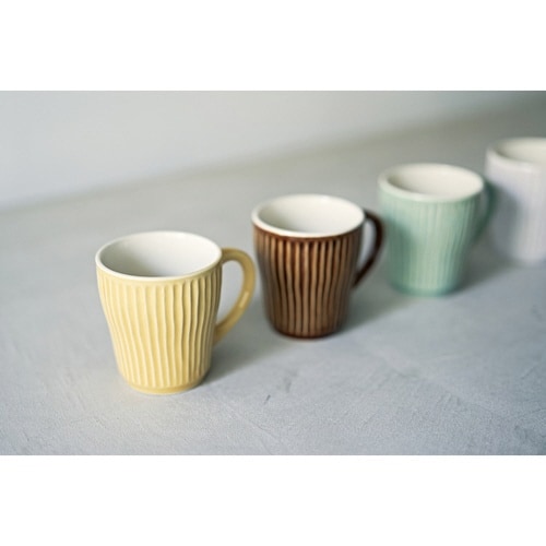 マグカップ 330ml Ripple イエロー