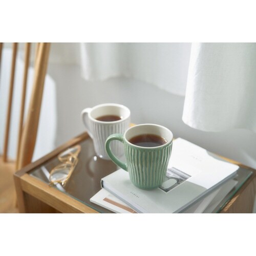 マグカップ 330ml ライトグリーン