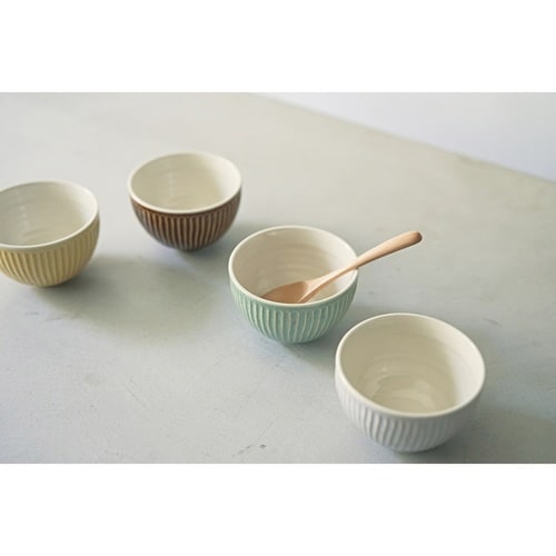 ボウル 11cm Ripple リップル イエロー