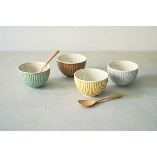 ボウル 11cm Ripple リップル イエロー