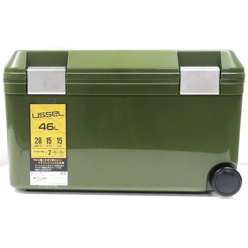 クーラーボックス 46L ホイール付 オリーブ
