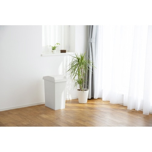 ゴミ箱 33L ユニード スライドペール ホワイト