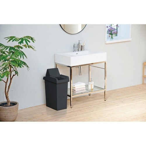 ゴミ箱 33L ユニード スライドペール ブラック