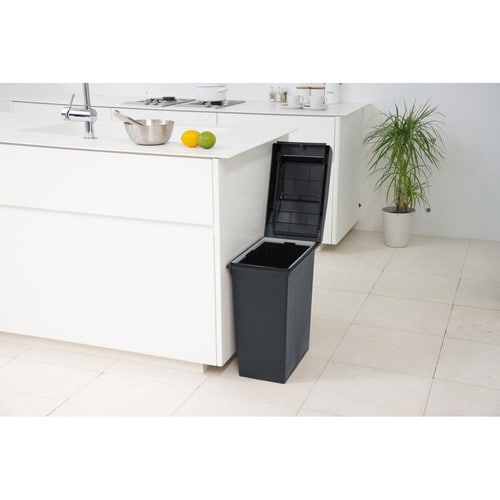 ゴミ箱 33L ユニード スライドペール ブラック