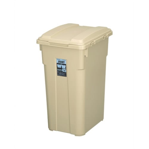 ゴミ箱 45L 連結カラー分別ペール ベージュ