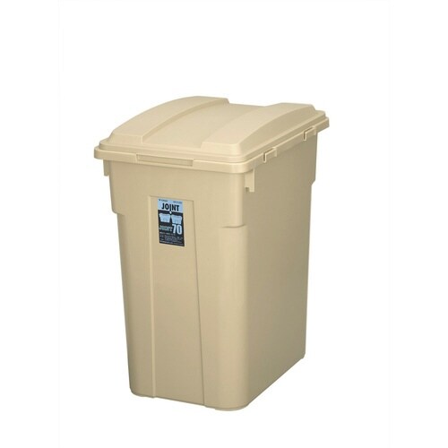 ゴミ箱 70L 連結カラー分別ペール ベージュ