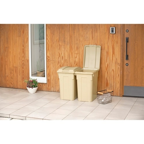 ゴミ箱 70L 連結カラー分別ペール ベージュ