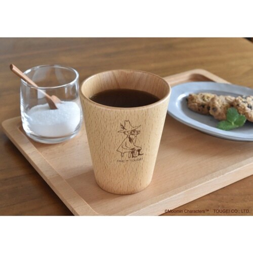 タンブラー 170ml ムーミン 木製 スナフキン