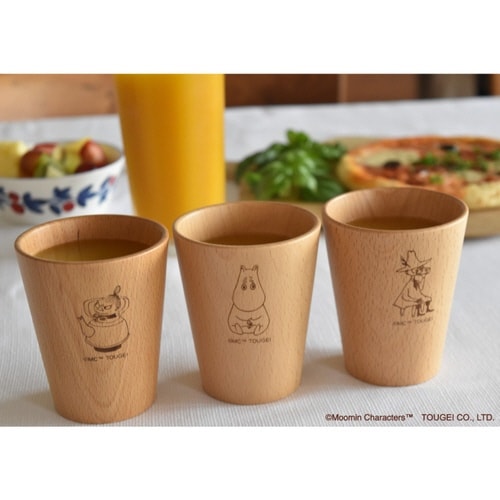 タンブラー 170ml ムーミン 木製 スナフキン