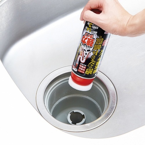 排水管洗剤 泡のジェット噴流で排水管きれい