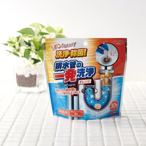 排水管洗剤 排水管の一発洗浄 オレンジタイプ