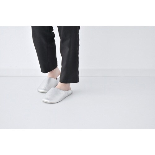 携帯スリッパ Labas Mサイズ シルバー