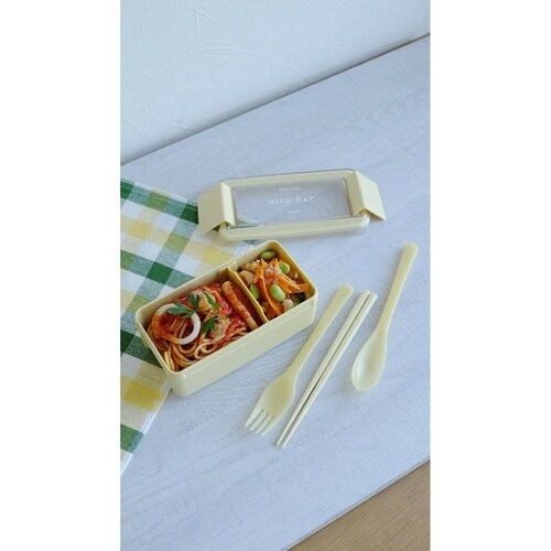 お弁当箱 イージーケアランチボックス1段 イエロー