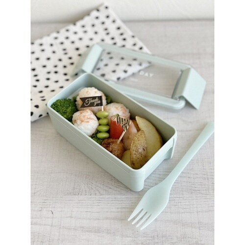 お弁当箱 イージーケアランチボックス1段 ミント