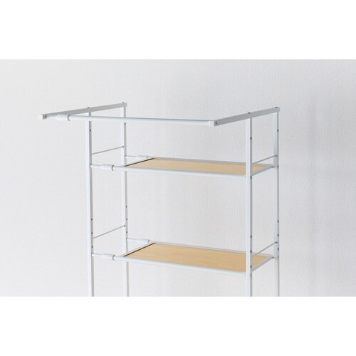 ランドリーラック 洗濯機ラック ホワイト