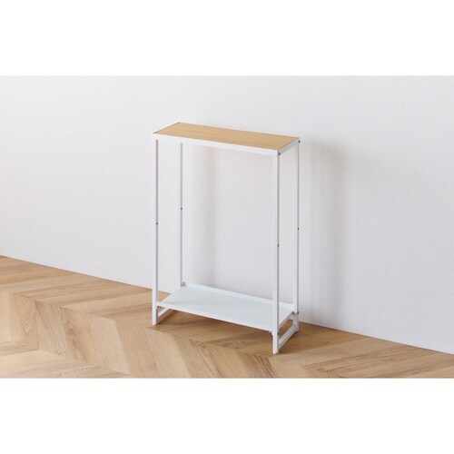 隙間収納 洗面所 洗濯機サイドラック ホワイト