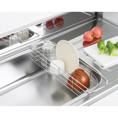 水切りラック シンクに渡して使うD型