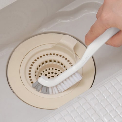 バスブラシ マグネット付き 浴室すみずみブラシ