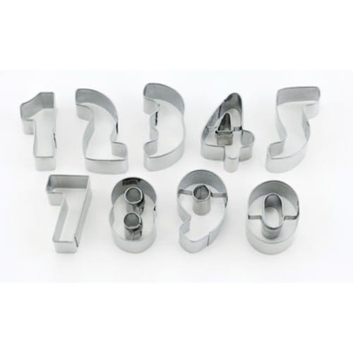 クッキー型 セット 数字 ステンレス
