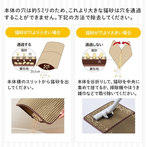 猫砂マット 猫砂飛び散り防止 トイレマット 猫