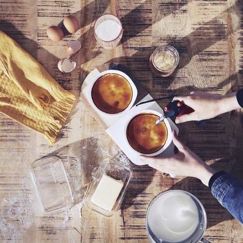 バター ケース 牛レリーフ Luminarc