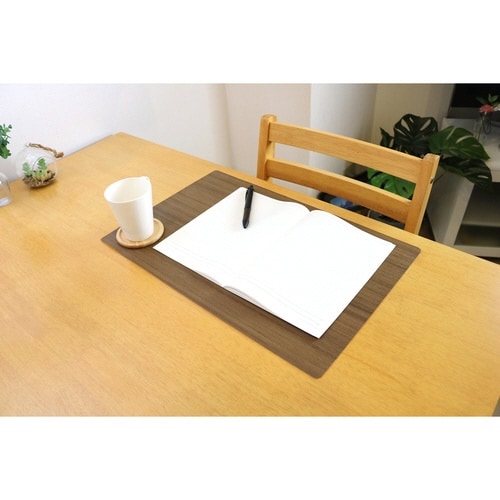 ランチョンマット 50×33cm 大判 ブラウン