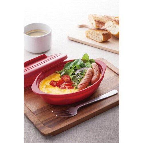 シリコンスチーマー 680ml レッド