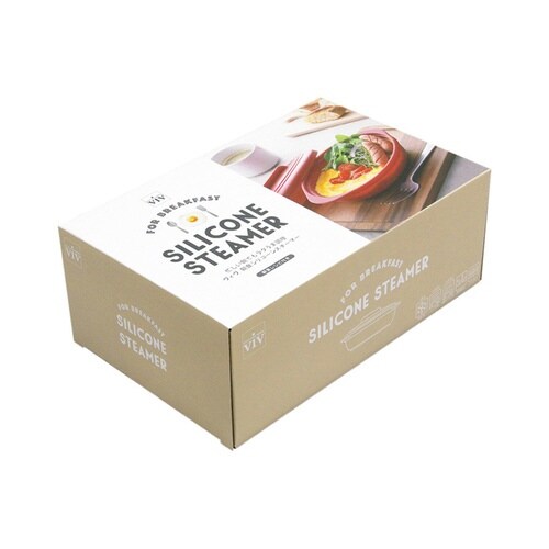 シリコンスチーマー 680ml ブラウン