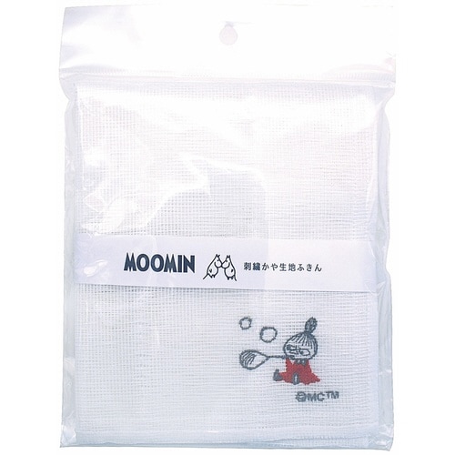 ふきん かや生地ふきん ムーミン 刺繍 リトルミイ